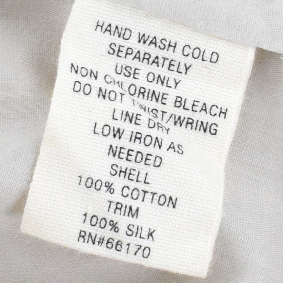 Floreat Long-Sleeve Blouse with Lace & Silk Trim S - Picture 8 of 8